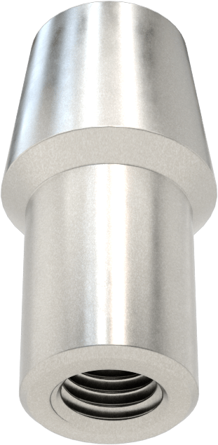 Boru Ucu Kaynak Somunu, 1/2“ Boru Dış Çapı ve 0,058” Duvar Kalınlığı için, 1/4"-28 Diş Boyutu