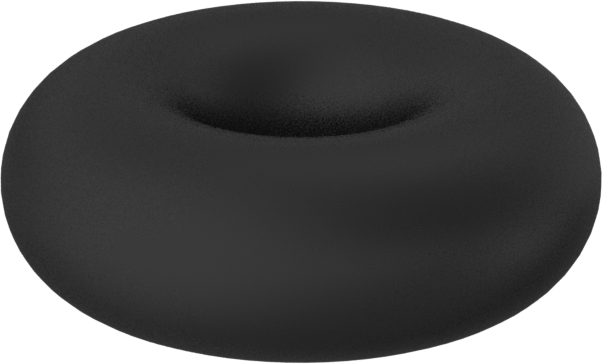 Kimyasallara Dayanıklı Viton® Floroelastomer O-Ring, 1/32 Kesirli Genişlik, Dash Numarası 001