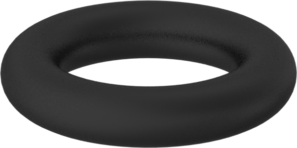 Kimyasallara Dayanıklı Viton® Floroelastomer O-Ring, 1/16 Kesirli Genişlik, Dash Numarası 009