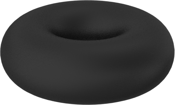 Kimyasallara Dayanıklı Viton® Floroelastomer O-Ring, 3/32 Kesirli Genişlik, Dash Numarası 103