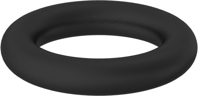 Kimyasallara Dayanıklı Viton® Floroelastomer O-Ring, 3/16 Fraksiyonel Genişlik, Dash Numarası 314