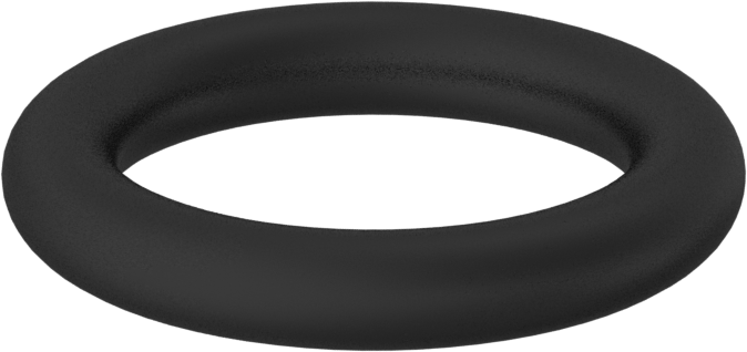 Kimyasallara Dayanıklı Viton® Floroelastomer O-Ring, 3/16 Fraksiyonel Genişlik, Dash Numarası 317