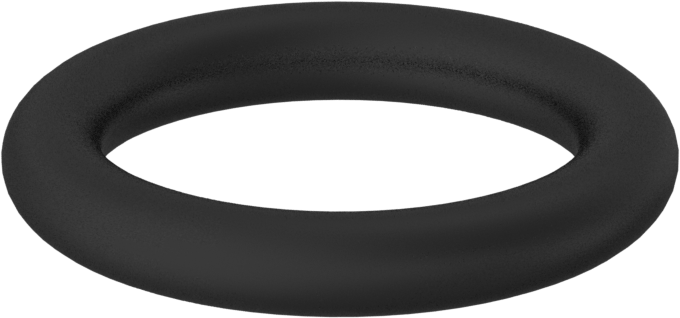 Kimyasallara Dayanıklı Viton® Floroelastomer O-Ring, 3/16 Fraksiyonel Genişlik, Dash Numarası 318