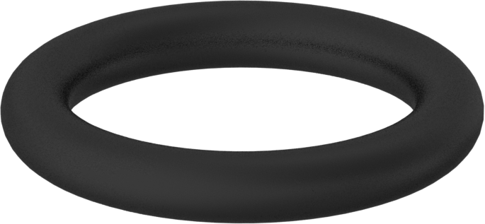 Kimyasallara Dayanıklı Viton® Floroelastomer O-Ring, 3/16 Fraksiyonel Genişlik, Dash Numarası 319