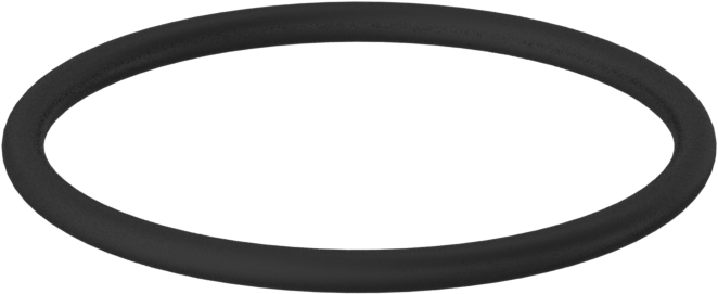 Kimyasallara Dayanıklı Viton® Floroelastomer O-Ring, 1/16 Kesirli Genişlik, Dash Numarası 023