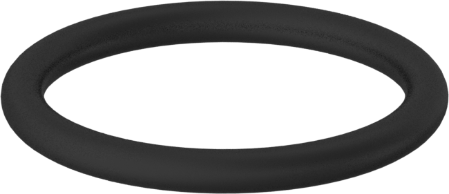 Kimyasallara Dayanıklı Viton® Floroelastomer O-Ring, 3/32 Kesirli Genişlik, Dash Numarası 118