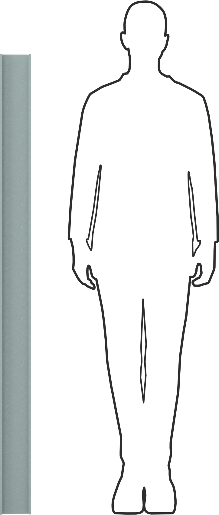 Yapısal FRP Fiberglas I-Kiriş, 1/4" Duvar Kalınlığı, 2“ Genişlik x 4” Yükseklik Dış Boyut, 5 Fit Uzunluk