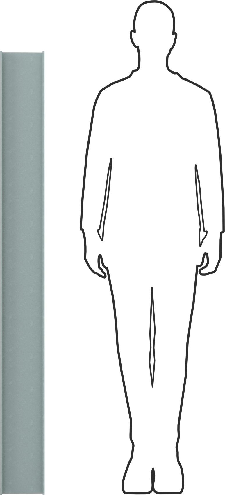 Yapısal FRP Fiberglas I-Kiriş, 1/4" Duvar Kalınlığı, 3“ Genişlik x 6” Yükseklik Dış Boyut, 5 Fit Uzunluk