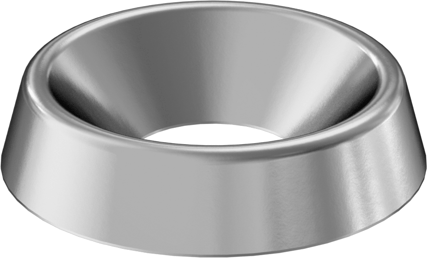 316 Paslanmaz Çelik Son İşlem Pul, 1/4" Vida Boyutu için, 0.32" ID, 0.781" OD