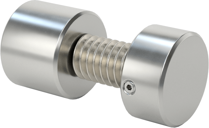 İki Parçalı Mesafe Paneli Asma Braketi, 1/2" Maksimum Panel Kalınlığı için, 1/2“ ve 5/16” Uzun Kenarlar