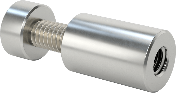 İki Parçalı Mesafe Paneli Asma Braketi, 1/2" Maksimum Panel Kalınlığı için, 1“ ve 5/16” uzun kenarlar