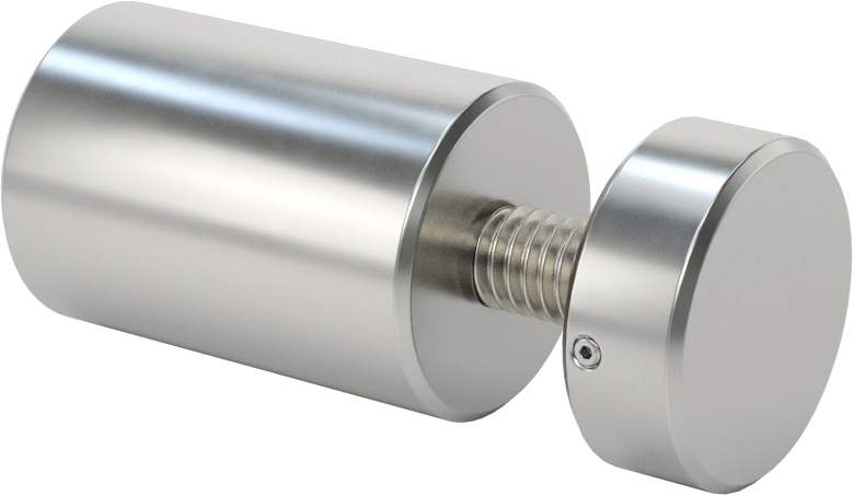İki Parçalı Mesafe Paneli Asma Braketi, 1/2" Maksimum Panel Kalınlığı için, 1-1/2“ ve 3/8” Uzun Kenarlar