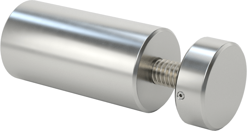 İki Parçalı Mesafe Paneli Asma Braketi, 1/2" Maksimum Panel Kalınlığı için, 2“ ve 3/8” Uzun Kenarlar