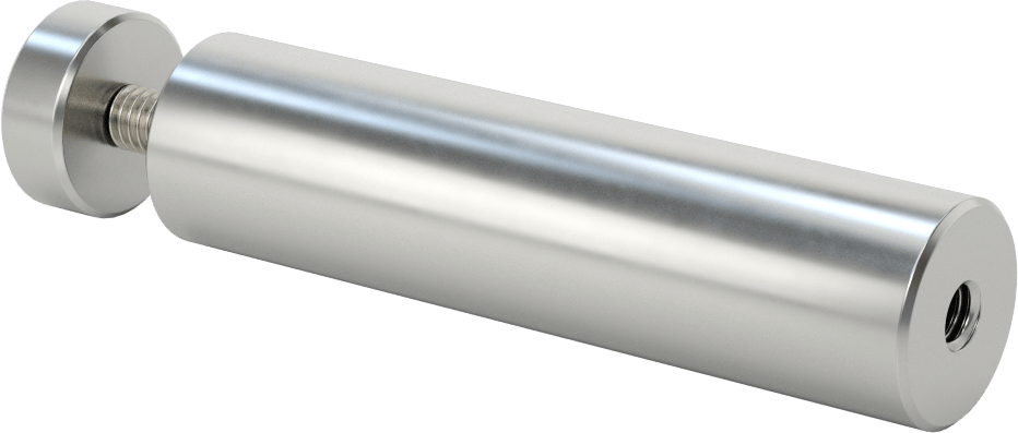 İki Parçalı Mesafe Paneli Asma Braketi, 1/2" Maksimum Panel Kalınlığı için, 4“ ve 3/8” Uzun Kenarlar