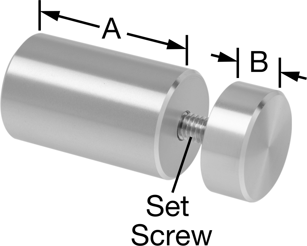 İki Parçalı Mesafe Paneli Asma Braketi, 1/2" Maksimum Panel Kalınlığı için, 1-1/2“ ve 3/8” Uzun Kenarlar