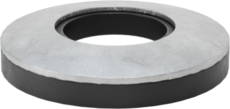 Galvanizli Çelik ve Neopren Yapıştırmalı Sızdırmazlık Pulları, 5/16" Vida Boyutu için, 0.330" ID, 0.625" OD