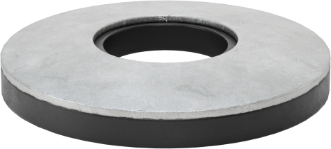 Galvanizli Çelik ve Neopren Yapıştırmalı Sızdırmazlık Pulları, 5/16" Vida Boyutu için, 0.330" ID, 0.750" OD