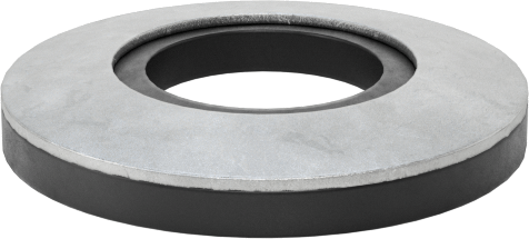 Galvanizli Çelik ve Neopren Yapıştırmalı Sızdırmazlık Pulları, 3/8" Vida Boyutu için, 0.434" ID, 0.750" OD