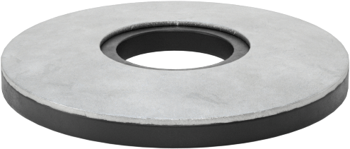 Galvanizli Çelik ve Neopren Yapıştırmalı Sızdırmazlık Pulları, 3/8" Vida Boyutu için, 0.434" ID, 1.000" OD