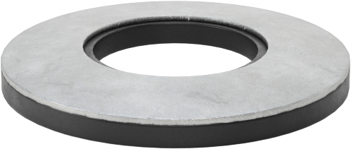 Galvanizli Çelik ve Neopren Yapıştırmalı Sızdırmazlık Pulları, 1/2" Vida Boyutu için, 0.532" ID, 1" OD, 0,086“ ila 0,116” Kalınlık