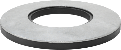Galvanizli Çelik ve Neopren Yapıştırmalı Sızdırmazlık Pulları, 5/8" Vida Boyutu için, 0.650" ID, 1.188" OD
