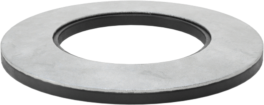 Galvanizli Çelik ve Neopren Yapıştırmalı Sızdırmazlık Pulları, 7/8" Vida Boyutu için, 0.910" ID, 1.500" OD