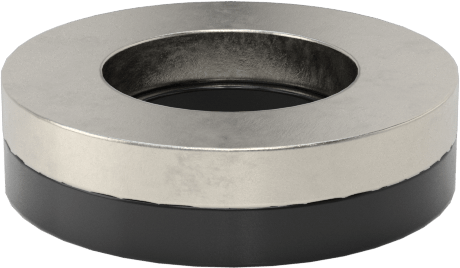 18-8 Paslanmaz Çelik ve Neopren Yapıştırmalı Sızdırmazlık Pul, 1/4" Vida Boyutu için, 0.281" ID, 0.500" OD