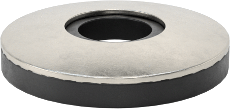 18-8 Paslanmaz Çelik ve Neopren Yapıştırmalı Sızdırmazlık Pul, 1/4" Vida Boyutu için, 0.275" ID, 0.625" OD