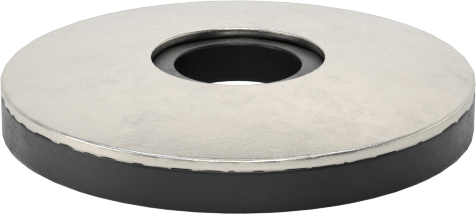 18-8 Paslanmaz Çelik ve Neopren Yapıştırmalı Sızdırmazlık Pul, 1/4" Vida Boyutu için, 0.275" ID, 0.750" OD