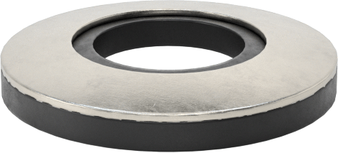 18-8 Paslanmaz Çelik ve Neopren Yapıştırmalı Sızdırmazlık Pul, 3/8" Vida Boyutu için, 0.434" ID, 0.750" OD