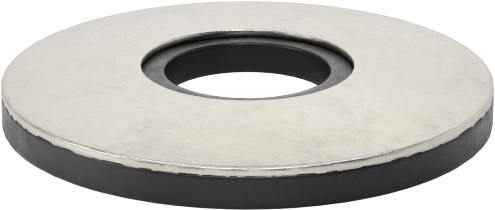 18-8 Paslanmaz Çelik ve Neopren Yapıştırmalı Sızdırmazlık Pul, 3/8" Vida Boyutu için, 0.434" ID, 1.000" OD