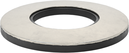 18-8 Paslanmaz Çelik ve Neopren Yapıştırmalı Sızdırmazlık Pul, 5/8" Vida Boyutu için, 0.650" ID, 1.188" OD