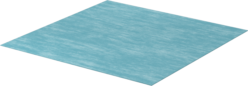 Yağa Dayanıklı Aramid/Buna-N Conta Malzemesi, 6“ x 6” Levha, 1/64" Kalınlık