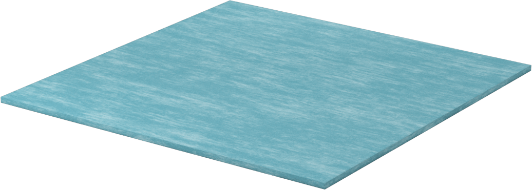 Yağa Dayanıklı Aramid/Buna-N Conta Malzemesi, 6“ x 6” Levha, 3/32" Kalınlık