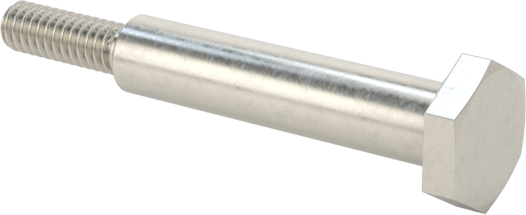 Paslanmaz Çelik Altıgen Başlı Omuzlu Vida, 3/8" Omuz Çapı, 1-3/4" Omuz Uzunluğu, 1/4"-20 Diş
