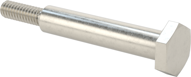 Paslanmaz Çelik Altıgen Başlı Omuzlu Vida, 3/8" Omuz Çapı, 1-7/8" Omuz Uzunluğu, 1/4"-20 Diş