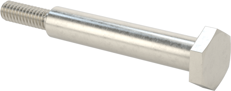 Paslanmaz Çelik Altıgen Başlı Omuzlu Vida, 3/8" Omuz Çapı, 2" Omuz Uzunluğu, 1/4"-20 Diş