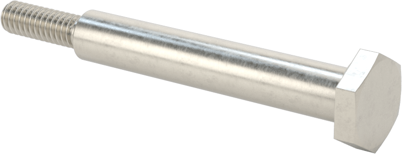 Paslanmaz Çelik Altıgen Başlı Omuzlu Vida, 3/8" Omuz Çapı, 2-1/4" Omuz Uzunluğu, 1/4"-20 Diş