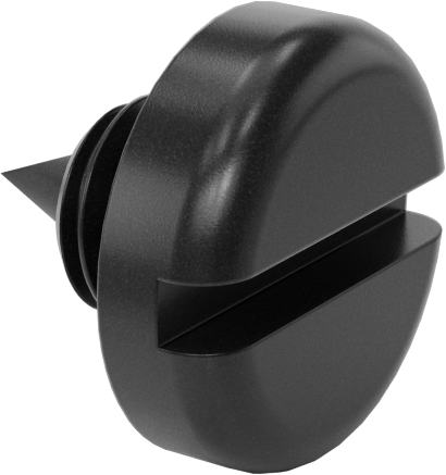 Naylon Silindir Başlı Oluklu Vidalar, 10-32 Diş, 1/8" Uzunluk