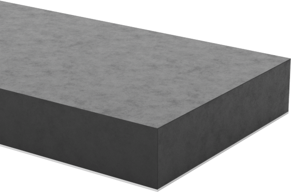 Kimyasallara Dayanıklı Viton® Floroelastomer Conta, Arka Yüzü Yapışkanlı Levha, 1/16" Kalınlık, 1/4“ Genişlik x 48” Uzunluk