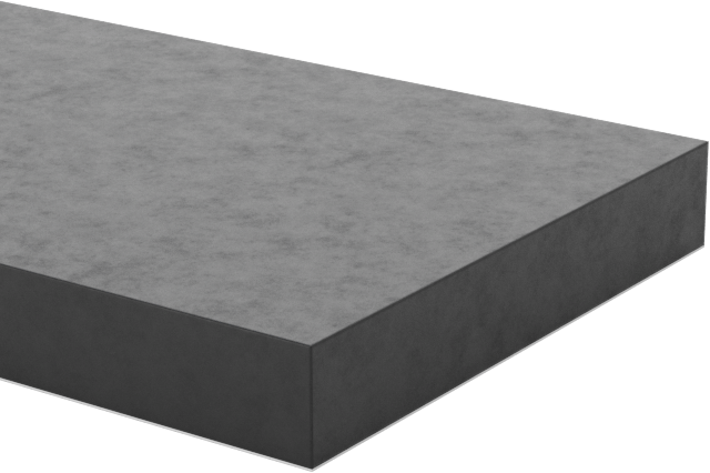 Kimyasallara Dayanıklı Viton® Floroelastomer Conta, Arka Yüzü Yapışkanlı Levha, 1/8" Kalınlık, 3/4“ Genişlik x 48” Uzunluk