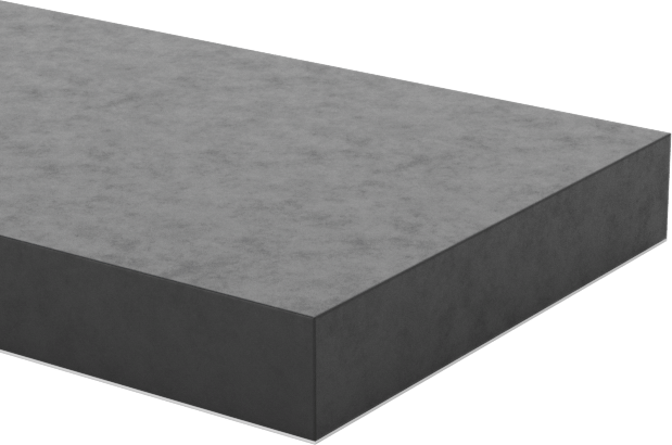 Kimyasallara Dayanıklı Viton® Floroelastomer Conta, Arka Yüzü Yapışkanlı Levha, 3/32" Kalınlık, 1/2“ Genişlik x 36” Uzunluk