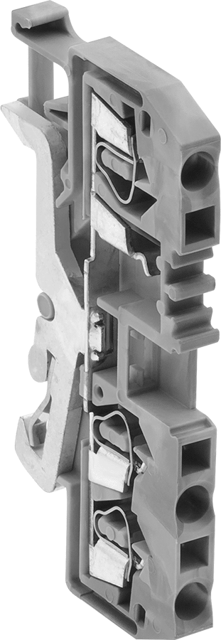 One-Circuit Grounding Block with Three Terminals