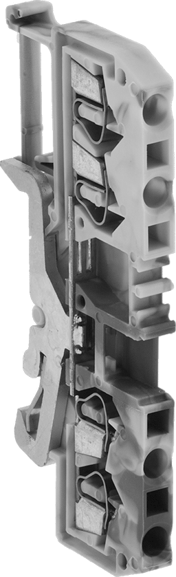 One-Circuit Grounding Block with Four Terminals