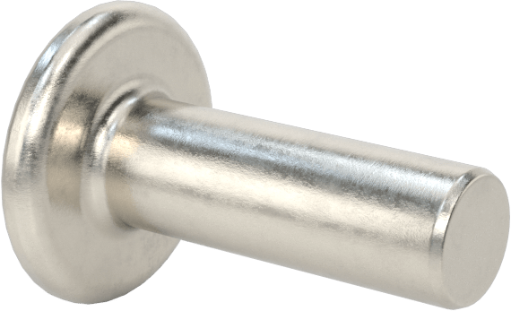 Kaynak Pimleri, Yüzeye Montaj, 3/16" Çap, 5/8" Uzunluk, 18-8 Paslanmaz Çelik