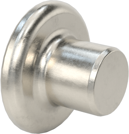 Kaynak Pimleri, Yüzeye Montaj, 1/4" Çap, 5/16" Uzunluk, 18-8 Paslanmaz Çelik
