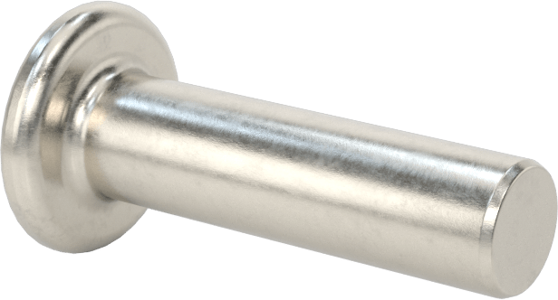Kaynak Pimleri, Yüzeye Montaj, 1/4" Çap, 1" Uzunluk, 18-8 Paslanmaz Çelik