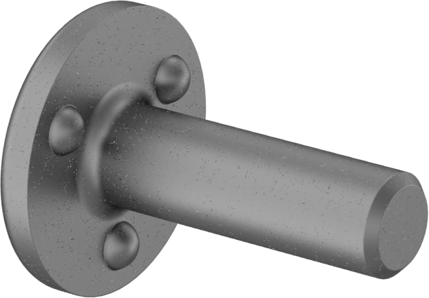 Kaynak Pimleri, Delikli Montaj, 5/32" Çap, 1/2" Uzunluk, Çelik