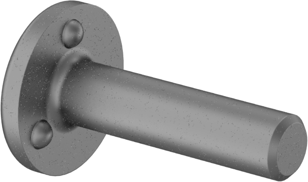 Kaynak Pimleri, Delikli Montaj, 3/16" Çap, 3/4" Uzunluk, Çelik
