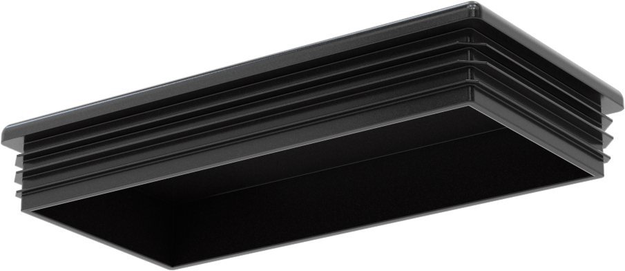 Dikdörtgen Tapalar, Takılabilir, 3,84“-3,93” Uzunluk x 1,84“-1,93” İç Genişlik için